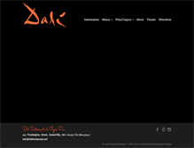 Tablet Screenshot of dalirestaurant.com